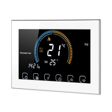 Tuya Alexa Voice Control Programmable Thermostat APP Control LCD Water/Gas Boiler Heating White WiFi