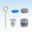 Foam Cannon Orifice Nozzle and Foam Maker Meshes Kit for Foam Cannon Replacement Thread Nozzle Tips and Mesh Filter 7