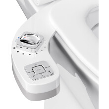 Bidet Attachment NonElectric Dual Nozzles SelfCleaning, Adjustable Pressure Model 1, Compatible With Most Toilets