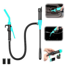 Upgrade Portable Power Battery Pump, Electric Siphon Pump Water Transfer Pump for Gas, Fuel, , Water Transfer