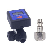 Digital 1/4In 145PSI Air Pressure Regulator Gauge Control Valve Digital Pressure Regulating Valve for Sprays PaintTool,A