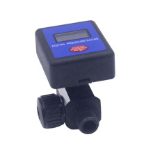 Digital 1/4In 145PSI Air Pressure Regulator Gauge Control Valve Digital Pressure Regulating Valve for Sprays PaintTool,B