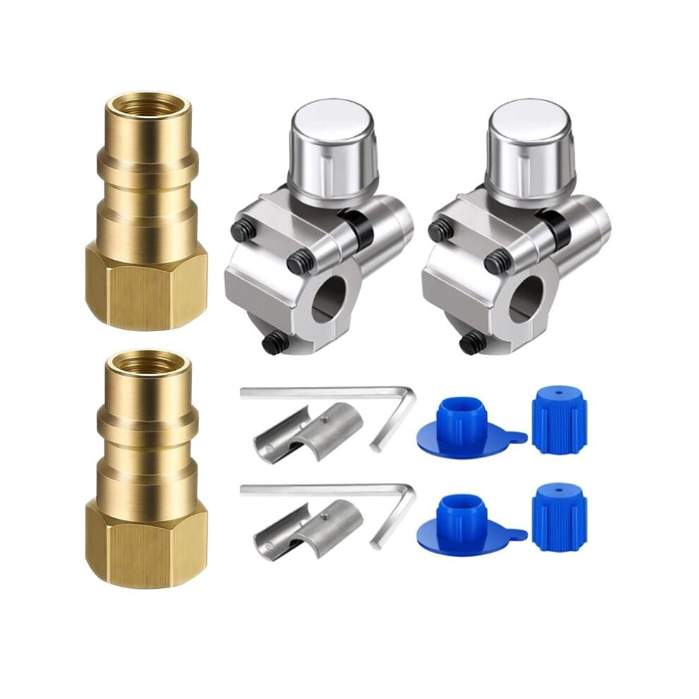 R134a Conversion Kits Air Conditioners Filling Valves Fittings Port Adapter Retrofits Quick Disconnect Couplers 6033640726959