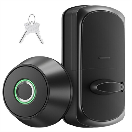 Fingerprint Recognition Door Lock,  Deadbolt Lock with App Counting, Biometric Door Lock, Automatic Lock