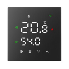 Termostato Inteligente WiFi Tuya, Controlador de Temperatura de Calefacción por Suelo Radiante Eléctrico Inteligente, Interruptor para Home