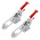 2 Pack Toggle  Clamp, Heavy Duty Latches, 2000Lbs Holding Capacity Adjustable  Lock, Smoker Clamps 1