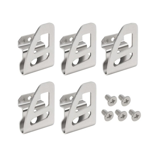 5pcs Resistance Electric Drill Belt Clip Replacement Hooks Tool Holder for  Impact Drills Tool Belt Holder