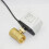 Brass Normally Closed Quick-Open Motorized  Valve 2-Wire Brass Electric D32 4