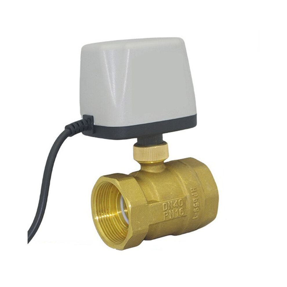 Photos - Tap / Valve / Fitting Brass Normally Closed Quick-Open Motorized Valve 2-Wire Brass Electric D40