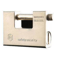 Zwaar Gepantserd Hangslot, Veiligheidsslot, Containerloods, 4 Sleutels, 94 mm