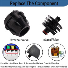 3Pcs UF-1 Nozzle and Diffusser Assembly,for Coke UF-1 Soda Inner Outer Valves Repair or Replacement