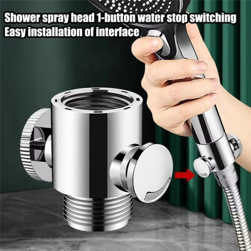 Shower Shut-Off Valve Sturdy Quick Regulator Leakproof Water Control Restrictor Flows Pressure Restrictor for Sprayer 1