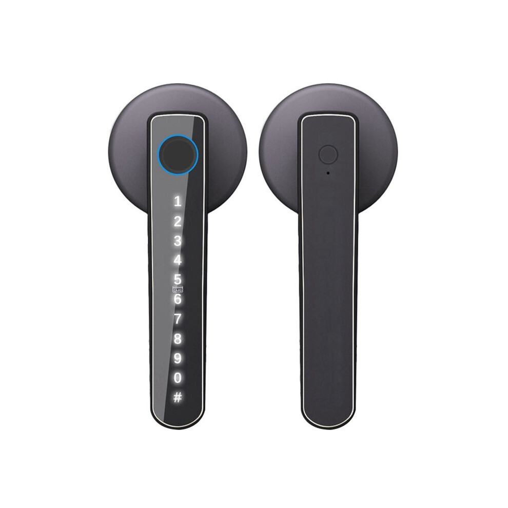 Door Knob Fingerprint Door Lock Locks With Passcode Keypad Biometric Keyless Entry Door Lock With Handle 4712184136708