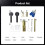 Door Knob Fingerprint Door Lock  Locks with Passcode Keypad Biometric Keyless Entry Door Lock with Handle 8