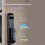 Tuya  Locks Fully Automatic Electronic Door Lock with Biometric Fingerprint Lock Rfid Card Password Key Unlock 3