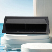 RV Caravan Exhaust Fan Low Noise Trailer Side Air Vent RV Range Hood Vent Cover Motorhome Campers Accessories Black