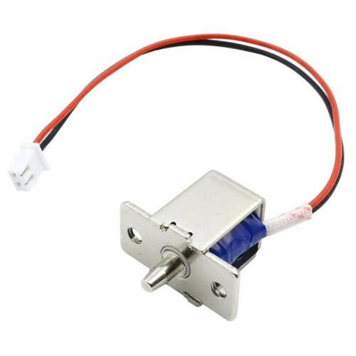 Electronic Bolt Lock Compact Solenoid Electromagnet Door Lock Concealed Installation for Secure Access DC12V-0.54A