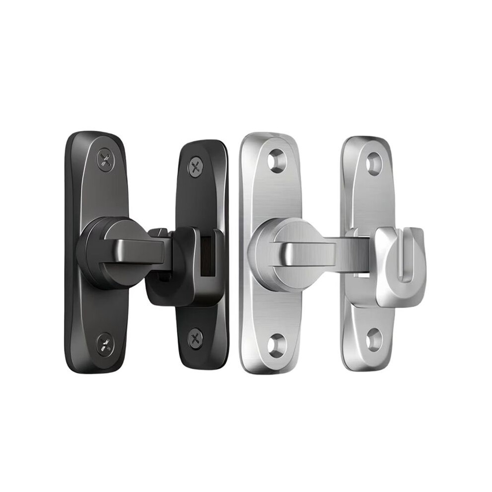 Flipping Door Lock Aluminum Alloy Heavy Duty Flipping Door Anti-Theft Hardware 90/180 Swing Door 6133606705391