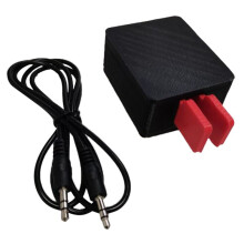 Ak02 Assembled Magnetic Cw Short Wave Key / Automatic Key / Auto Key Double Paddle for Ham Radio +3.5mm Audio Cable