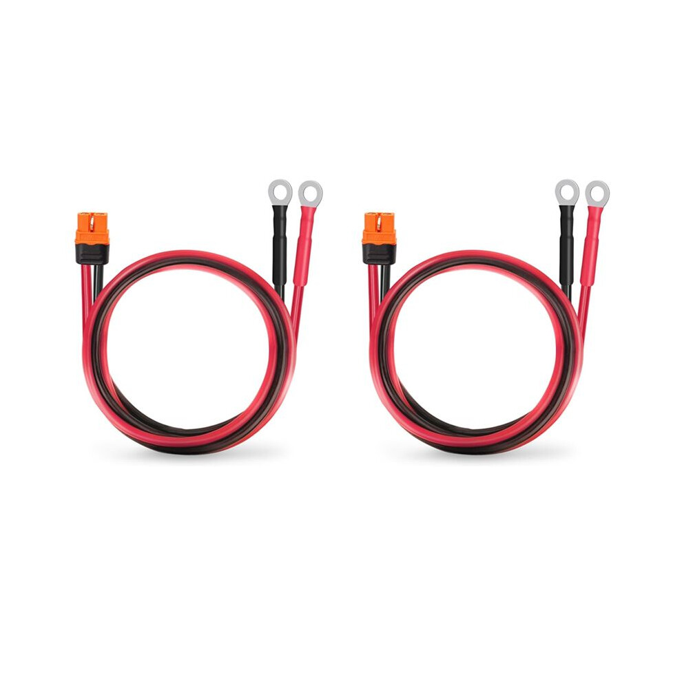 Xt60i To O Ring Terminal Cable 10Awg Female To O Ring Connector Xt60i Extension Cable For Power Station Solar Generators 4712161847214