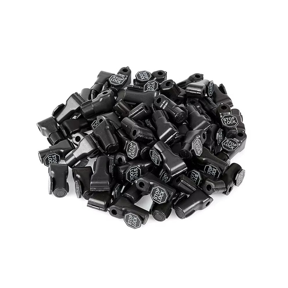 100Pcs 6Mm Anti-Theft Locks Device Retail Shop Supermarket Peg Hook Stop Lock Pegboard Safety Display Hook Lock Black 6031356903893