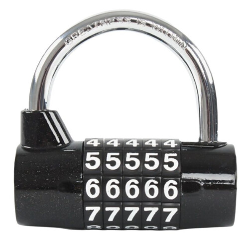 5 Digit Number Combination Travel Password Lock Combination Padlock Zinc Alloy Coded Lock Security Safely Code 1
