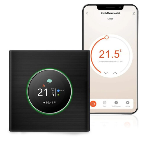 WiFi Thermostat Temperature Controller Weekly Programmable Button Control/ Mobile APP/ Voice Control 2
