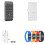 Wireless Access Control Digital Keypad Phone/RFID/Card Password Cabinet Lock for Lockers Conventional-Silver 1