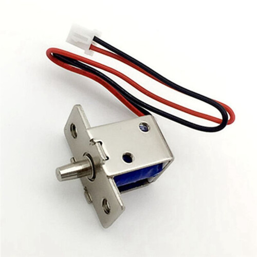 Electronic Bolt Lock Compact Solenoid Electromagnet Door Lock Concealed Installation for Secure Access DC12V-1A
