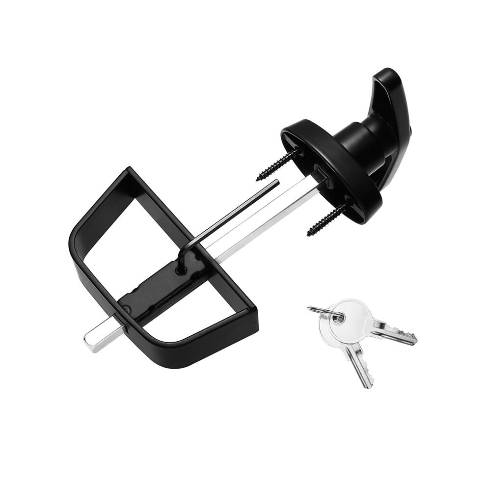 Shed Door Safe And Durable, Shed Locks With 2Keys,T-Handle Lock Kit For Storage Barn, Chicken Coops 4.5 Inch Stem 6033129749455