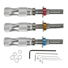 Tubular Lock Pick Set for Beginners and Pro Locksmiths, Civil Lock Opener Kit Civil Lock Picking Tools
