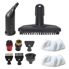 10PCS for  Steam Cleaners SC1, SC2, SC3, SC4, SC5 Spare Parts - Includes Nozzles Brushes and Cloths