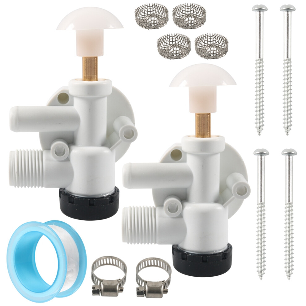 385314349 Rv Water Valve Assembly Repair Kit For Sealand Ecovac Vacuflush Pedal Flush Toilets 6033389199168