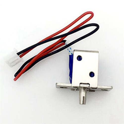 Electronic Bolt Lock Compact Solenoid Electromagnet Door Lock Concealed Installation for Secure Access DC12V-1A 2