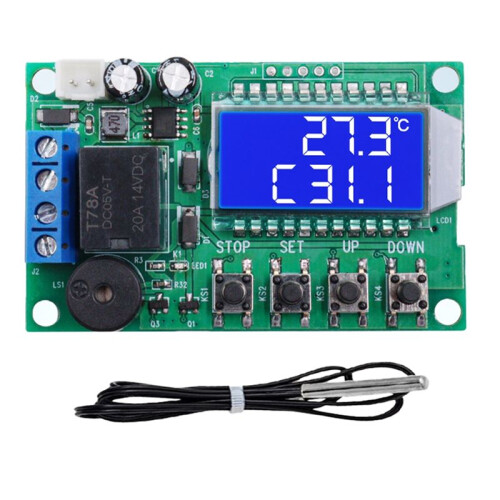 XY-T01 Digital Thermostat Heating Refrigeration Digital Temperature Control  Temperature Controller Module