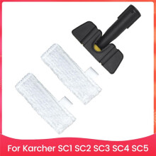 Steam Cleaner Hand Nozzle Tool Brush with Microfiber Mop Pad for SC1 SC2 SC3 SC4 SC5 Steam Cleaner Parts