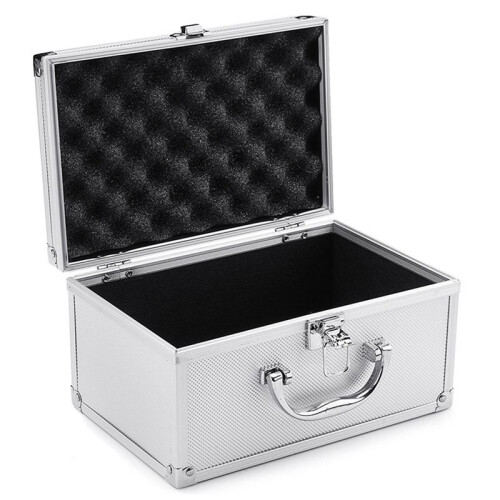 Foam Tool Box Organizer Aluminum Suitcase Tool Case for Mechanic-Hardware Toolbox Storage Boxes 23X15X12.5Cm 1