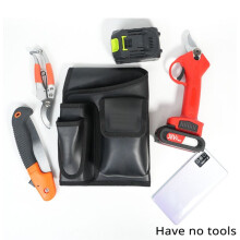 Multi-Functional Electrician Tool Bag Portable Leather Tool Waist Bag for Tape Measure Hammer Carpenter Waist Bag