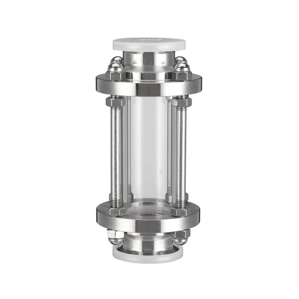 1.5Inch Tri Clamp Flow Sight Glass Diopter Fit 38Mm Pipe Od 304 Stainless Steel Straight Pipe Sight Glass 6031146235494