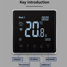 Tuya Zigbee WiFi Thermostat Inteligentny Regulator Temperatury Domowej WIFI Klimatyzacja Ogrzewanie Podłogowe Termostat Biały