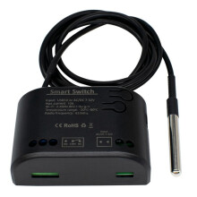 Temperature with Thermostat Sensor Tuya APP/SmartLife Control Passive Dry Contact Relay 1 Channel Module