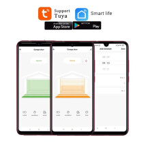Temperaturbrytare med Termostatsensor Tuya APP/SmartLife Control Passiv Torrkontaktrelä 1-Kanalsmodul