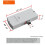Wireless Access Control Digital Keypad Phone/RFID/Card Password Cabinet Lock for Lockers Conventional-Silver 7