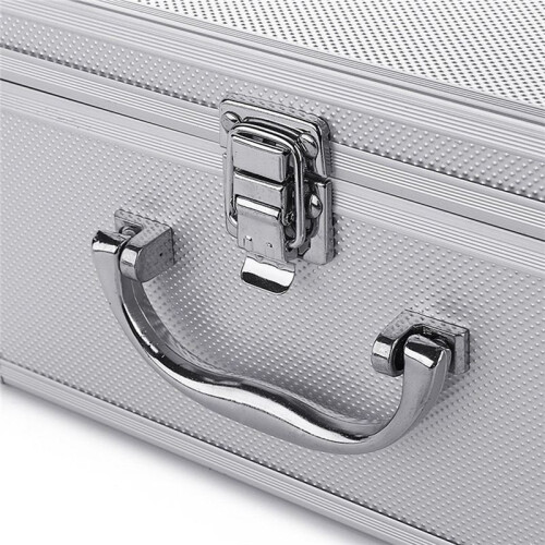 Foam Tool Box Organizer Aluminum Suitcase Tool Case for Mechanic-Hardware Toolbox Storage Boxes 23X15X12.5Cm 2