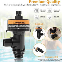 98209803 High Flow Air Relief Valve Replacement/Air Relief Manual Valve Assembly for Pool and Spa Filter