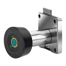 138-32 Fingerprint Lock No Punching Biometric Electronic Door Lock Low Power Consumption with Tricolor Lamp for Office B