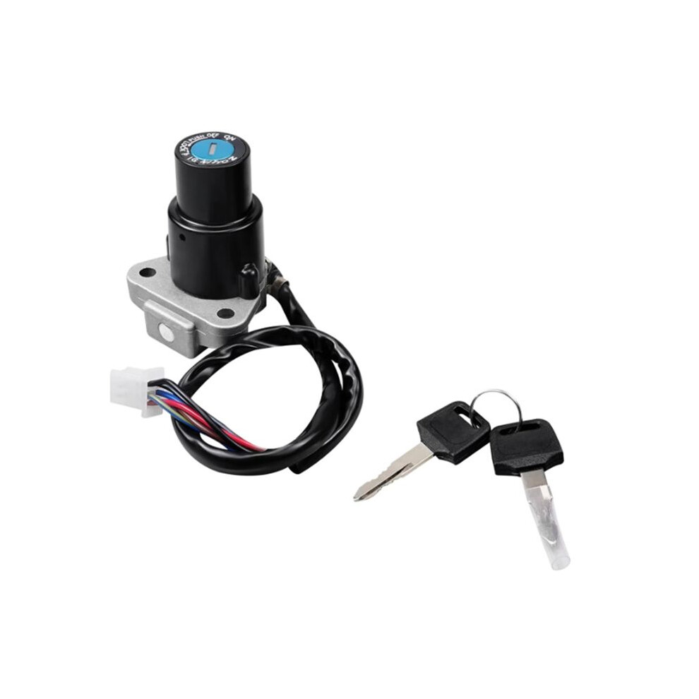 Motorcycle Ignition Lock Cylinder With Key Set For Klr650 1987-2007 6033121050788