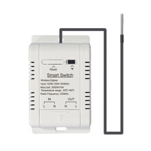 Tuya Zigbee Temperature dla 16A Wireless Thermostat z Czujnikiem Temperatury 1M Obsługuje Sterowanie Głosowe