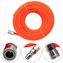 15M Pneumatic Straight Pipe Air Compressor Pump Hose 5x8mm Tube with Quick Connector Air Pipe Hose Hardware Tool