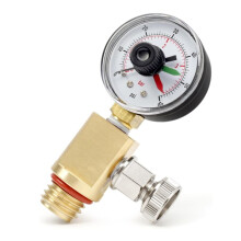 24850-0105 Air Relief Valve and Gauge Assembly for Sta-Rite System 3 Modular Media SM Series Pool and Spa Filters